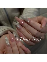 Domi Nail Salon 渋谷店　長さだし/持ち込み/フィルイン/ワンホン/ガーリー×長さだし＊