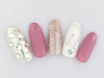 ネイルプラザ 河原町OPA店(NAIL PLAZA)/トレンド☆マットフレンチネイル