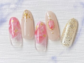 ネイルサロン インプレス(Impress)/ニュアンス大理石ネイル