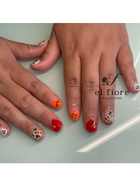 ハロウィンネイル