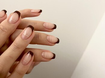 アイネイルズ 渋谷店(I nails)/【Kana.y】ボルドーフレンチ