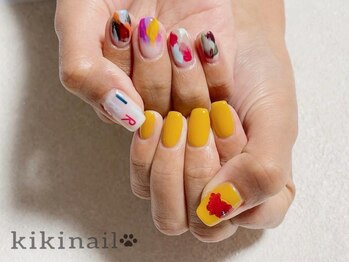 キキネイル 溝の口(kikinail)/やり放題ネイル/ちぐはぐネイル