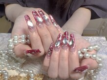 モアネイル 新宿/ラメグラデーションネイル