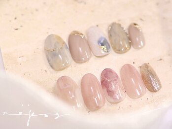 ルポネイル 高円寺(repos nail)の写真/【定額￥5900/￥6900/￥7900】ショートに合うデザイン多数★口コミ高評価の実力派サロン★個室空間[高円寺]