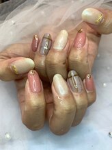 エーナイン イオン秋田中央店/チェックネイル