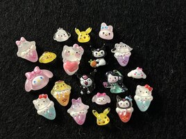 パーツ付け放題ネイル　¥15800