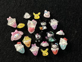 ネイルサロンキティ(nail salon Kitty)/パーツ付け放題ネイル ¥15800