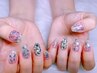 ★2本アートコース★ストーン埋め尽くし&ピクシーネイル&パーツok¥5550