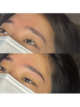 ボスブロウ 大垣店(BOSS BROW)/【レディース眉毛】before after