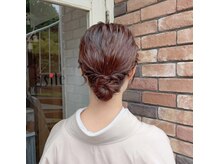 アジル(asile)/お着物ヘア　シニヨンアレンジ