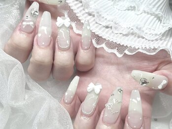 モカ 心斎橋(moca by Lee)/【Aina】ドットネイル