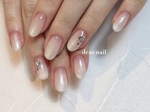ディアネイル(dear.nail)/白グラデーション☆