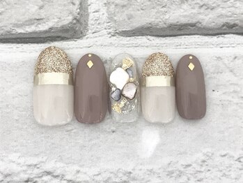 カラン 焼津店(CALIN)/ラメミラーフレンチ