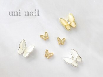 ユニネイル(uninail)/NEWパーツ★蝶々