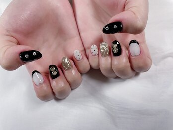 ネイルアンドアイラッシュサロン エスポアール(nail&eyelash salon espoir)/小花柄ネイル