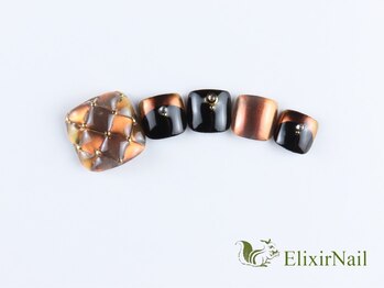 エリクサーネイル 五反田(Elixir Nail)/フット やり放題/クーポン使用