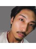 【メンズ】アイブロウwax脱毛+間引き(眉カット/毛量調整)男前スタイリング
