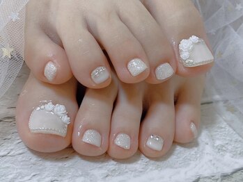 ジョリ(Joli)の写真/新大久保2分◇足先まで可愛いを《フットワンカラー¥3980/フットマグネット¥4980》嬉しいフットバス付き♪