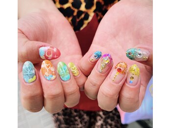 ハズグラスネイル(Haze Grass nail)/セーラームーンネイル
