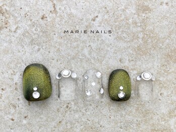 マリー ネイルズ いわきラトブ店(MARIE NAILS)/定額6,600円税込マグネット1120c