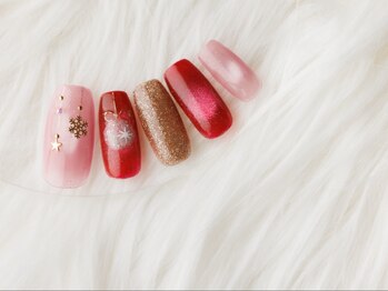 エムスラッシュネイル 本牧店(M SLASH)/クリスマスネイル