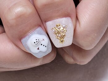 メルシー ネイル(mercii nail)/10本art クリスマス