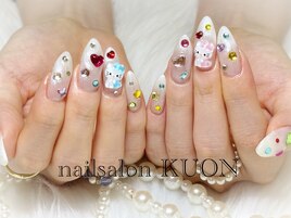 キラキラ、キティちゃんネイル♪