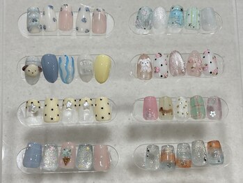 ツキネイル 天王寺店(tuki nail)の写真/【天王寺/阿倍野】駅近の完全個室ネイルサロンで手書きアートを堪能する贅沢なひとときを☆