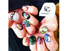 ピピランチェ(PIPIRANCHE)/ゴテゴテ個性派ネイル