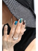 キダチ(Kidati)/シースルーカラー大人ネイル