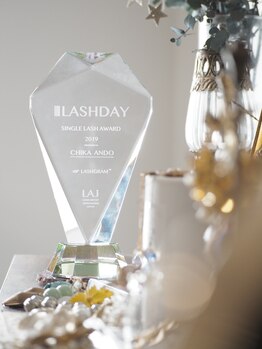 アイラッシュサロン ウェリナ 名古屋(Welina)/アイラッシュアワード受賞