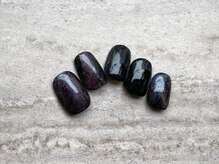 ゆびノさき イバラキシ(ibarakishi)/ブラックでマグネット