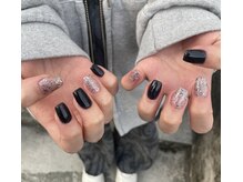 ブリスネイル うるま店(Bliss. nail)/長さ出し＋１カラー+１色追加