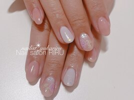 紫陽花ネイル