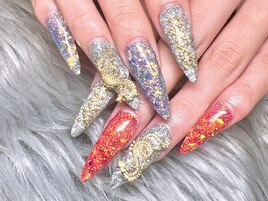 スカルプ150分デザインネイル