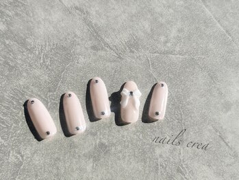 ネイルズクレア(Nail's Crea)/定額アート【M】リボン