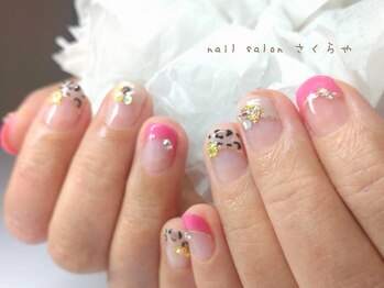 レオパードショートネイル