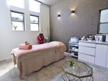 個室のプライベート空間での極上の癒し時間