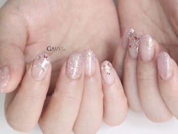 グルス(GRUS)/ラメグラデーション/春/