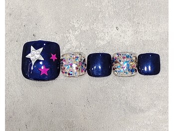 ヘルシーネイルサロン マリアール オーロラタウン店/フットジェル定額プレミアム