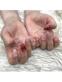 チェックネイル