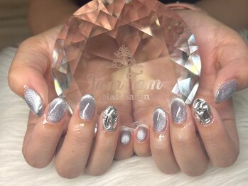 タムタムネイル 本厚木(Tam Tam Nail)/マグネットジェル埋め尽くし追加