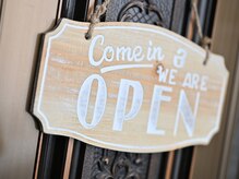 プライベートサロン リュヌド Private salon lune d'eau/ご来店お待ちしております♪