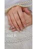 nail R☆初回他店OFF無料☆ガラスフレンチ￥8200→¥7900