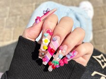 エムネイル(M-Nail)/★ポップクマちゃんロング★