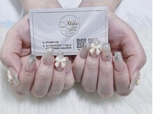 アキコネイルサロン(Akikoネイルサロン)/10本長さ出し＋持ち込みデザイン