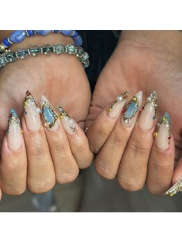 タギネイル(Tagi Nail)の写真/最新トレンドをおさえたデザインが豊富◎ブライダルやライブなど大切なイベントネイルにも対応【銀座】