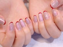 ラルネイル 大宮(Lull. nail)/＊ワンカラー＊先端ライン＊