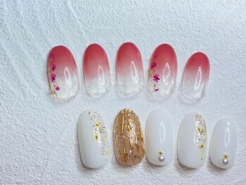 ヘアーサロンハースの写真/キラっとさりげなく輝く上品な指先に♪お手元をより綺麗に見せるシンプルネイル・オフィスネイルもお任せ＊