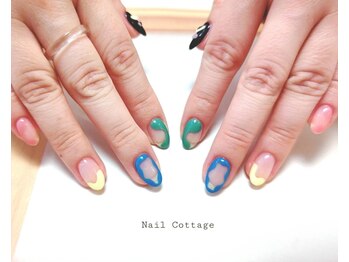 ネイルコテージ(Nail cottage)/うねうね個性派ネイル♪